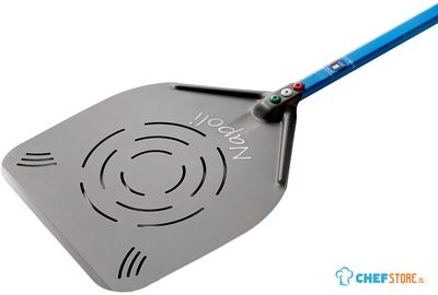 Diamond Geperforeerde Napolitaanse Aluminium Pizzasschep 320 Mm - ANE-32RF 1