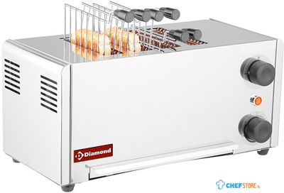 Diamond Elektrische toaster (croque-monsieur) , 4 tangen - Roestvrij staal. | D4CM-XP 1
