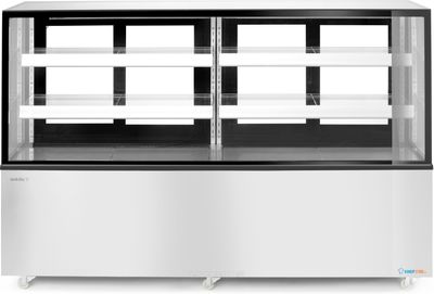 Koelvitrine 610L-121cm(h) | 2 schappen | Wielen | Arktic 233467