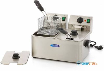 Maxima Frituurpan - 2x 4 L - 2 Manden - tot 2 Kg Friet - 09300411