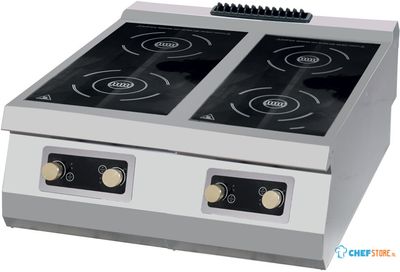 Maxima Premium Kookplaat - 4 Pitten - Inductie - Dubbel - 90 cm Diep - Elektrisch - 09398556