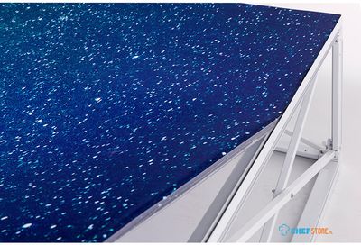 Syna Pop-Up Impress Straight Print Backlit Voorzijde met Zijkanten 5 X 4 - IMPR54S-GLED