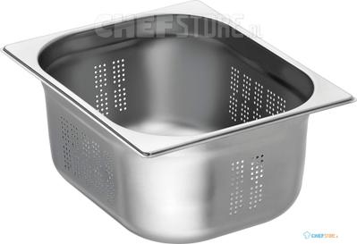 GN-bak | 1/2 GN | 15cm hoog | geperforeerd | Bartscher | A102150 1