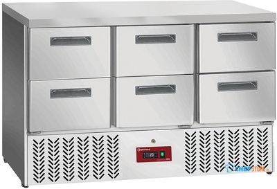 Diamond Koelwerkbank 6x 1/2 Laden GN 1/1 - SA36/C6 1