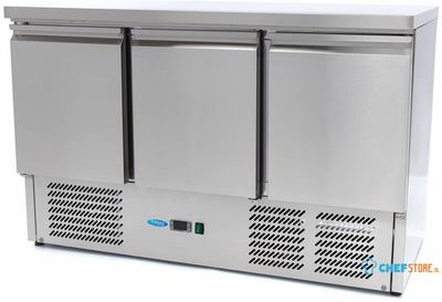 Maxima Koelwerkbank - 400 L - 137 cm - 3 Deuren - 09400435