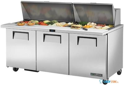 True Werktafel met Koelkast Tssu-72-30m-B-St-Hc - CX719