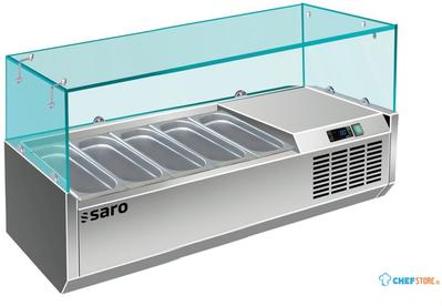 SARO Opzet Koelvitrine 1/4 GN Model VRX 1200/330 1
