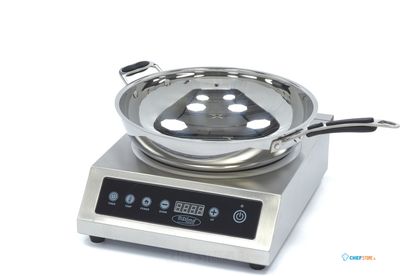 Maxima Wokbrander - Ø 26 cm - 3500W - Inductie - 09371050