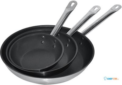 Koekenpan Rvs + Teflon | 28cm | 3,1L | Combisteel | 7501.0110 1