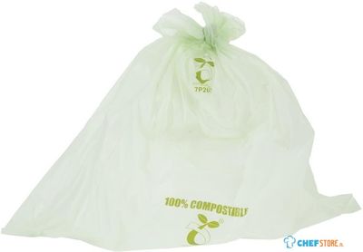 Jantex Groene Composteerbare Caddy Zakjes 10Ltr (24 Pak) - HW684