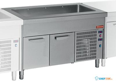 Element met Gekoelde Kuip op Gekoelde Kast 4x GN1/1 - Diamond S80/RCR15-R2 1