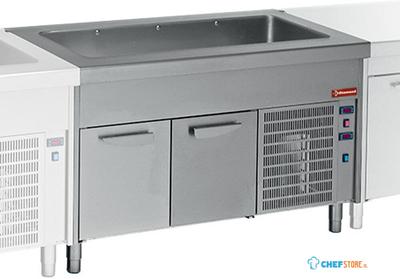 Element met Gekoelde Kuip op Gekoelde Kast 6x GN1/1 - Diamond S80/RCR23-R2 1