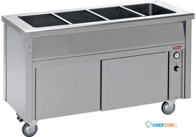 Diamond Bain-marie element op neutraal kast 2 GN 1/1 | BA8 1