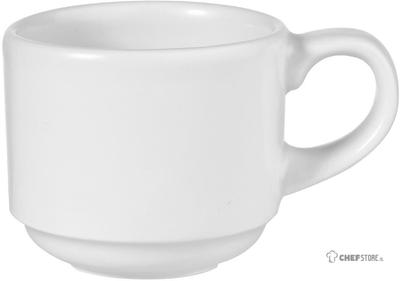 Churchill White Stapelbaar Kopje 85 Ml Pak van 12 - FF634