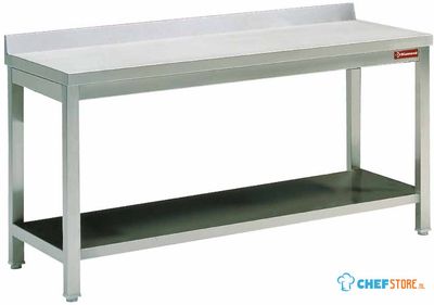 Diamond Werktafel met Onderblad + Achterrand - TL1871D