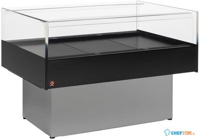 Panoramische Gekoelde Self-Service Toonbank - GRIJS/ZWART - Diamond BN129/V-E8/T2 1