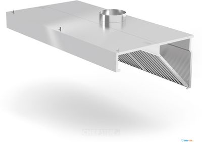 Afzuigkap Voor Muur Montage, HENDI, Profi Line, 1200x700x(H)450mm - HENDI 229293 1