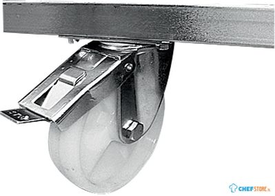 Diamond Optie: Structuur op 6 wielen, waarvan 2 met rem | C6R 1