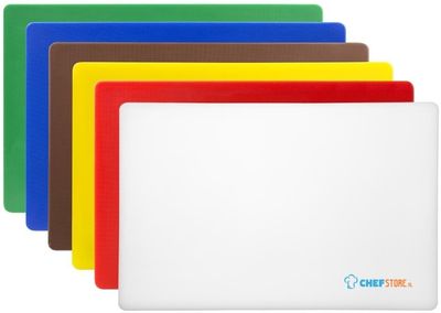 Hygiplas LDPE Snijplanken Set 455x305x20mm - Hygiplas CH304