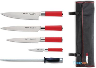 Dick Red Spirit 5-delige messenset met foedraal | S902