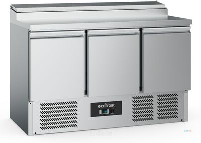 Saladette | 3-deurs | 392 liter | Opzet, 8x 1/6GN | Ecofrost | 7950.5060 1