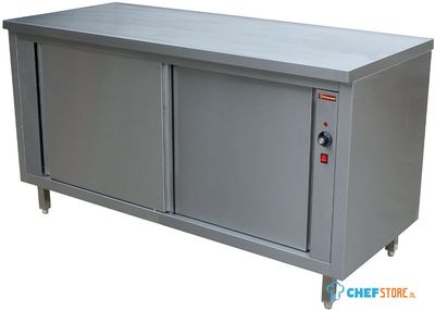 Diamond Centrale "doorgeef" warmkasten - schuifdeuren | TEP207/B