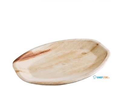 Fiesta Compostable Fiesta Composteerbare Ovale Palmblad Borden 360mm (Verpakking van 100) - HT876