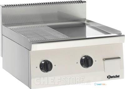 Bartscher Grillplaat 600 B600 1/2 1/2 - 132255 1