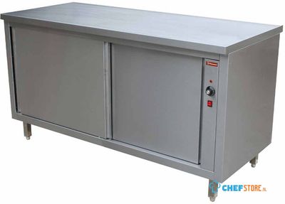 Diamond Centrale "doorgeef" warmkasten - schuifdeuren | TEP127/B