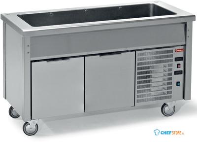 Element met Diepgekoelde Kuip op Gekoelde Kast - Diamond RCA15-R2 1