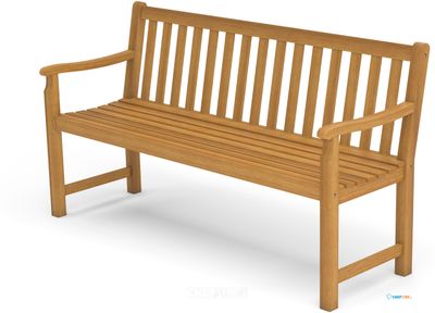 571683 Stockholm - Tuinbank van teak hout 150 cm