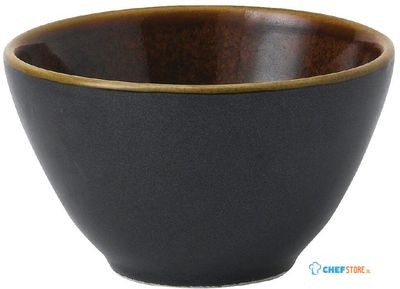 Churchill Super Vitrified Nourish Black Onyx Two Tone Contour Schalen 240ml (Pak van 12) - FD817