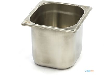 Maxima Gastronorm Bak - 1/6 GN - 15 cm Diep - RVS - 09367540