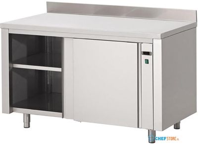 Gastro M RVS warmhoudkast met achteropstand 85x200x70cm |  DS439