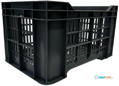 Vogue Geperforeerde Kunststof Opbergkrat 542x360x290mm - DX998