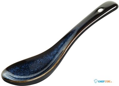 Olympia Luna Middernachtblauwe Soeplepels (pak van 12) - DZ771