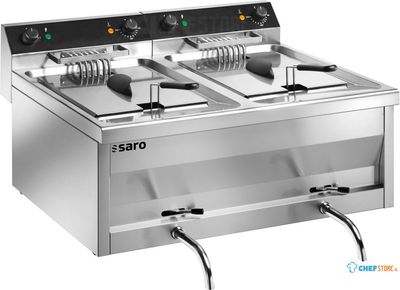 SARO Friteuse Tafelmodel GASTROLINE 9+9V