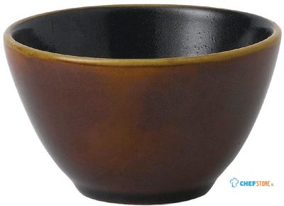 Churchill Super Vitrified Nourish Cinnamon Brown Two Tone Schalen 102mm (Pak van 12) - FD820