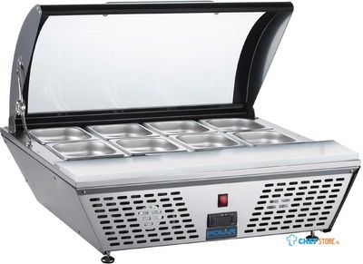 Polar G-Series Energiezuinige Aanrecht Voorbereidingskoelkast 4x GN 1/3 - GP293