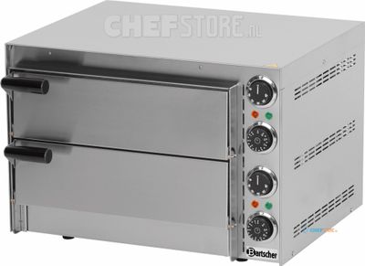 Bartscher Pizzaoven Mini 2 2 Bakruimten - 203500 1