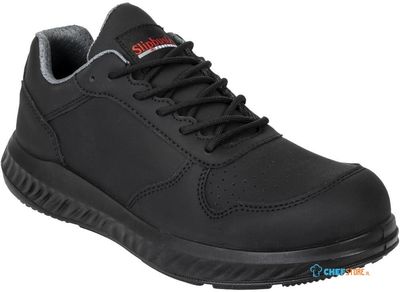 Slipbuster Sneakers van Gerecyclede Microvezels Matzwart 37 - Slipbuster Footwear BA063-42