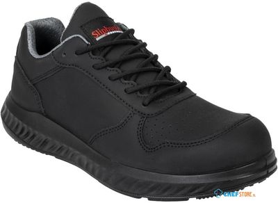 Slipbuster Sneakers van Gerecyclede Microvezels Matzwart 37 - Slipbuster Footwear BA063-45