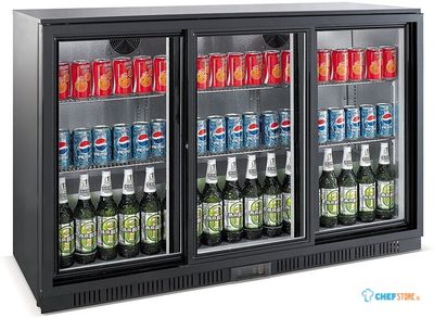 Barkoeler Zwart 3 Schuifdeuren, Combisteel 7527.0025 1