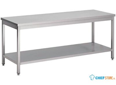 Werktafel | RVS | Onderblad | 150cm breed | 60cm diep | GS005