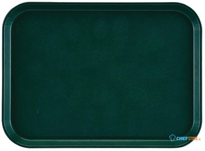 Cambro Epictread rechthoekig antislip glasvezel dienblad donkergroen 35x27cm | DS519