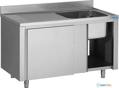 SARO Spoelbakkasten met Schuifdeuren 1200 - 700-2705