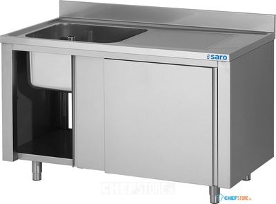 SARO Spoelbakkasten met Schuifdeuren 1200 - 700-2710