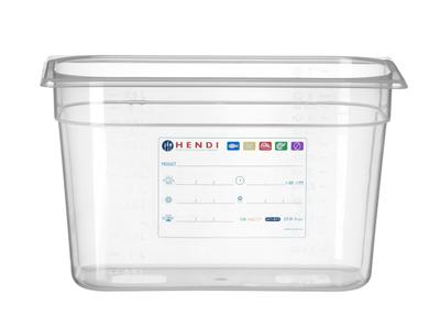 Hendi Voorraaddoos GN 1/3 200 mm IML polypropyleen | 880258 1