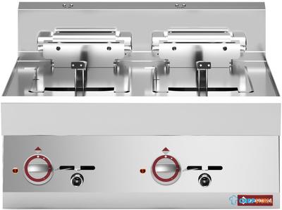 Elektrische Friteuse 2 Kuipen 10 Liter -Top- - Diamond E65/F20-7T-N 1