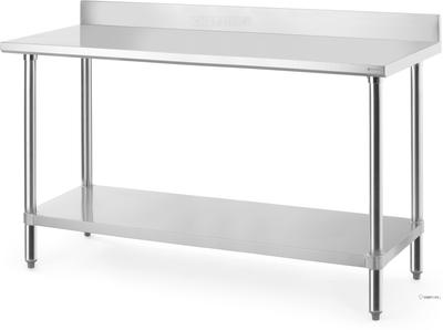 HENDI 817599 Werktafel met spatrand, , Budget Line, 1600x600x(H)950mm